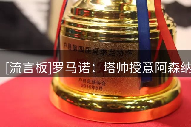 [流言板]罗马诺：塔帅授意阿森纳尝试去签中卫普比尔，马竞果断回绝
